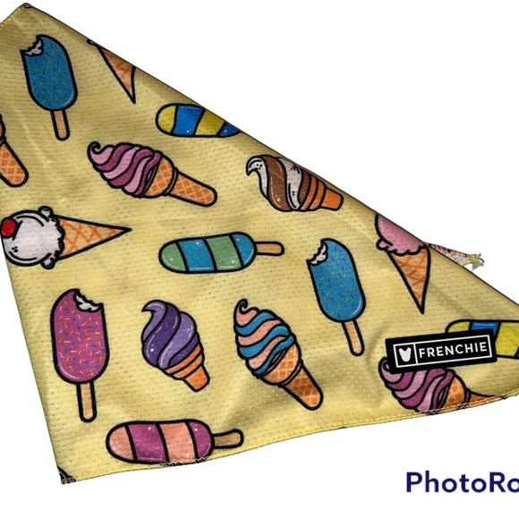 Frenchie Duo Reversible dog harness, Size Medium & Cooling Bandana, EUC - Picture 11 of 11